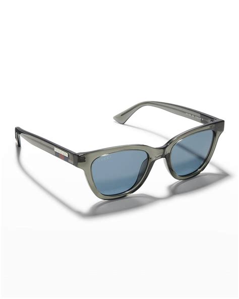 gucci logo rectangular sunglasses|Gucci square sunglasses unisex.